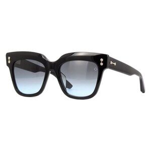 A1531Z New AKONI Lyra Black Square AKS 106 A Sunglasses Women